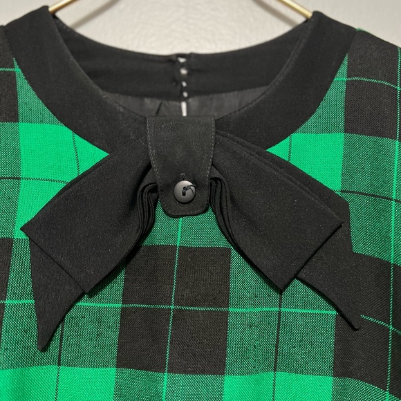 Vintage Bichon by Cynthia Howie Plaid Pleated Dress - Picture 5 of 12